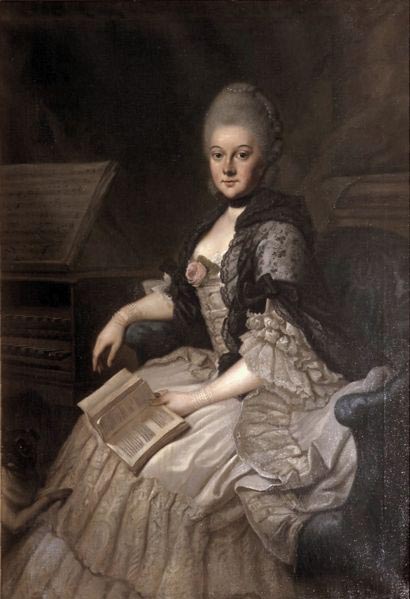 Portrait of Anna Amalie von Sachsen-Weimar-Eisenach,